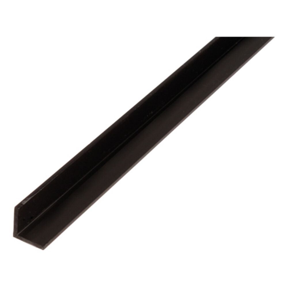 VINKELPROFIL GAH ALBERTS PVC 2000X20X20MM SVART