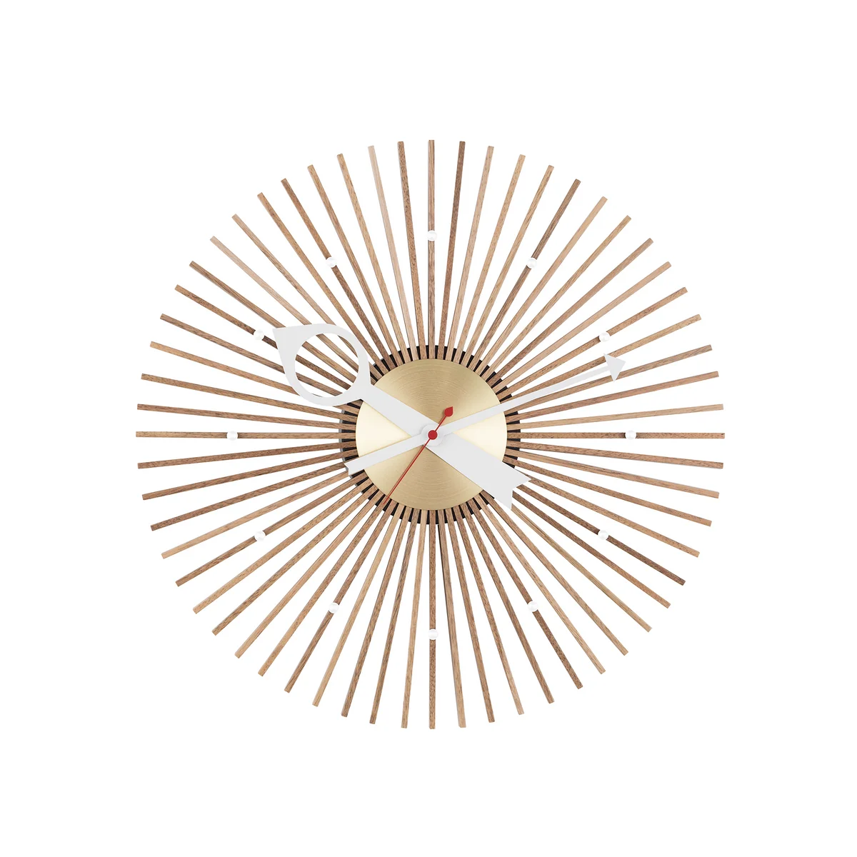 Vitra - Popsicle Clock, Nussbaum