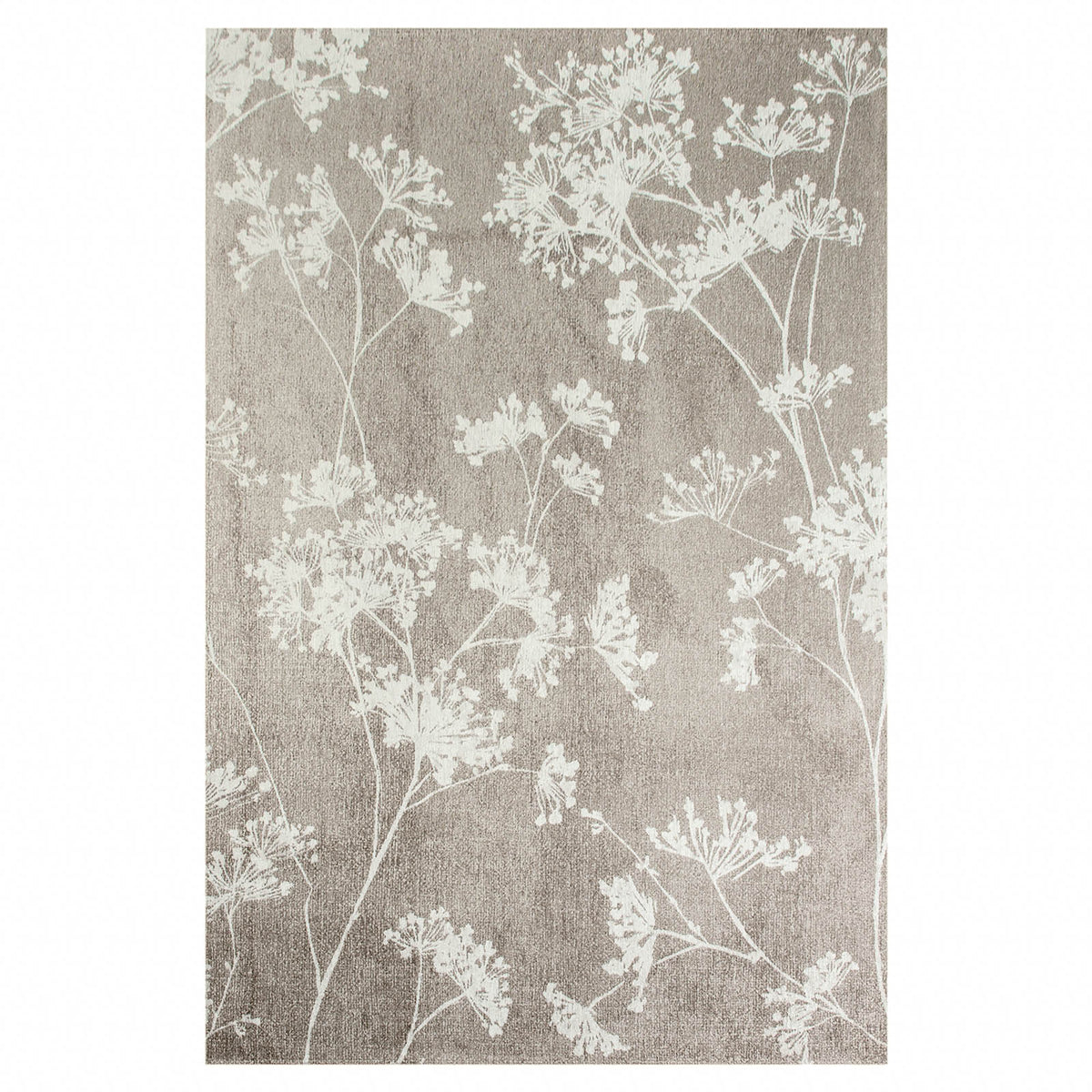 Lola&Moi vloerkleed Parchment - zilver - 200x280cm