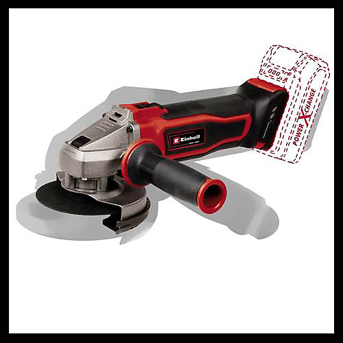Meuleuse angle sans fil 11.5 cm te-ag 18-115 q 18 V Batterie 2.5 Ah einhell