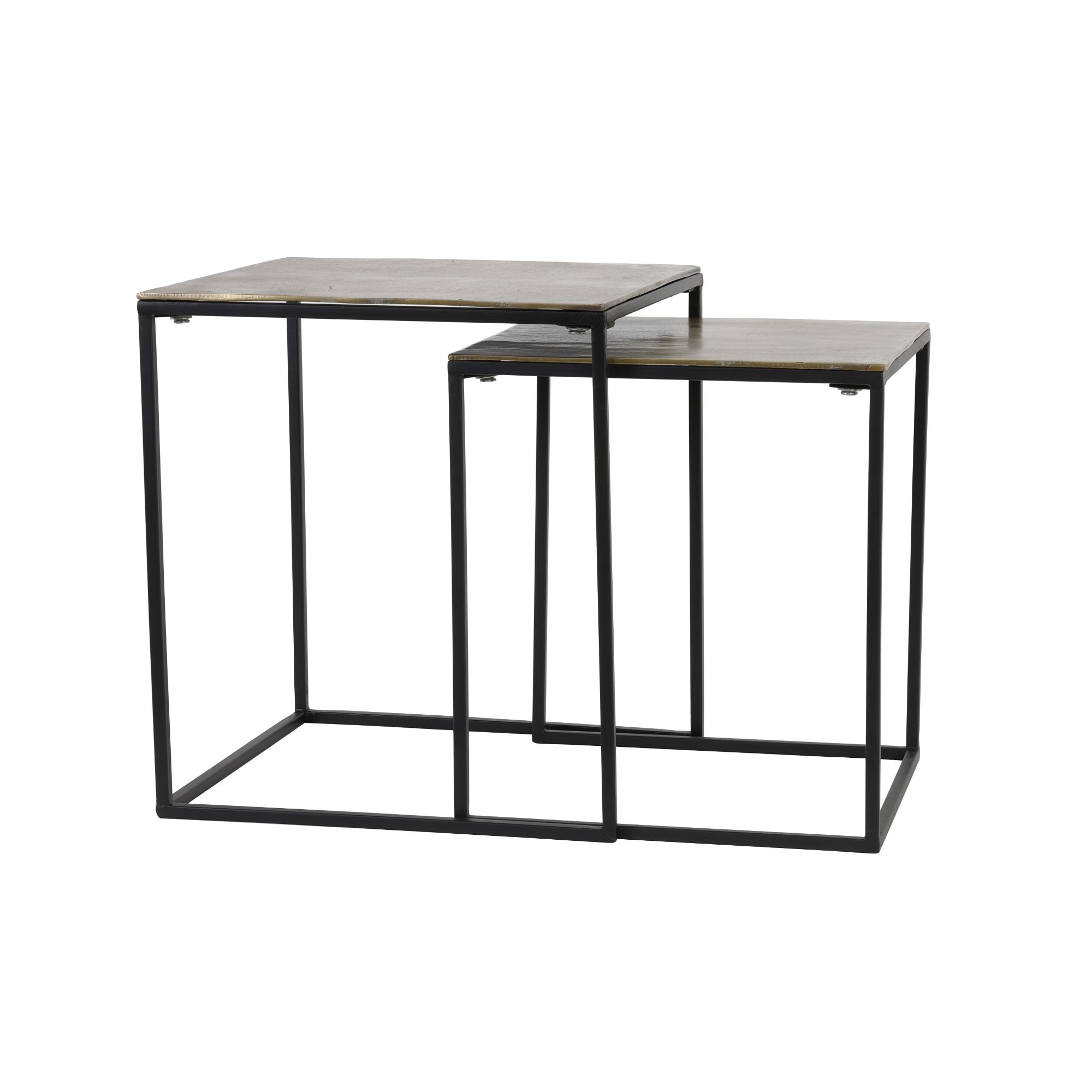 Light & Living bijzettafel BANOS - brons - 44.5x44.5x50.5cm