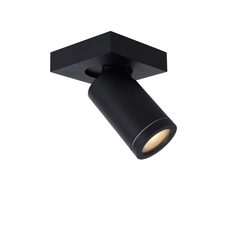 Spot pour salle de bain Taylor noir GU10 5 W LUCIDE
