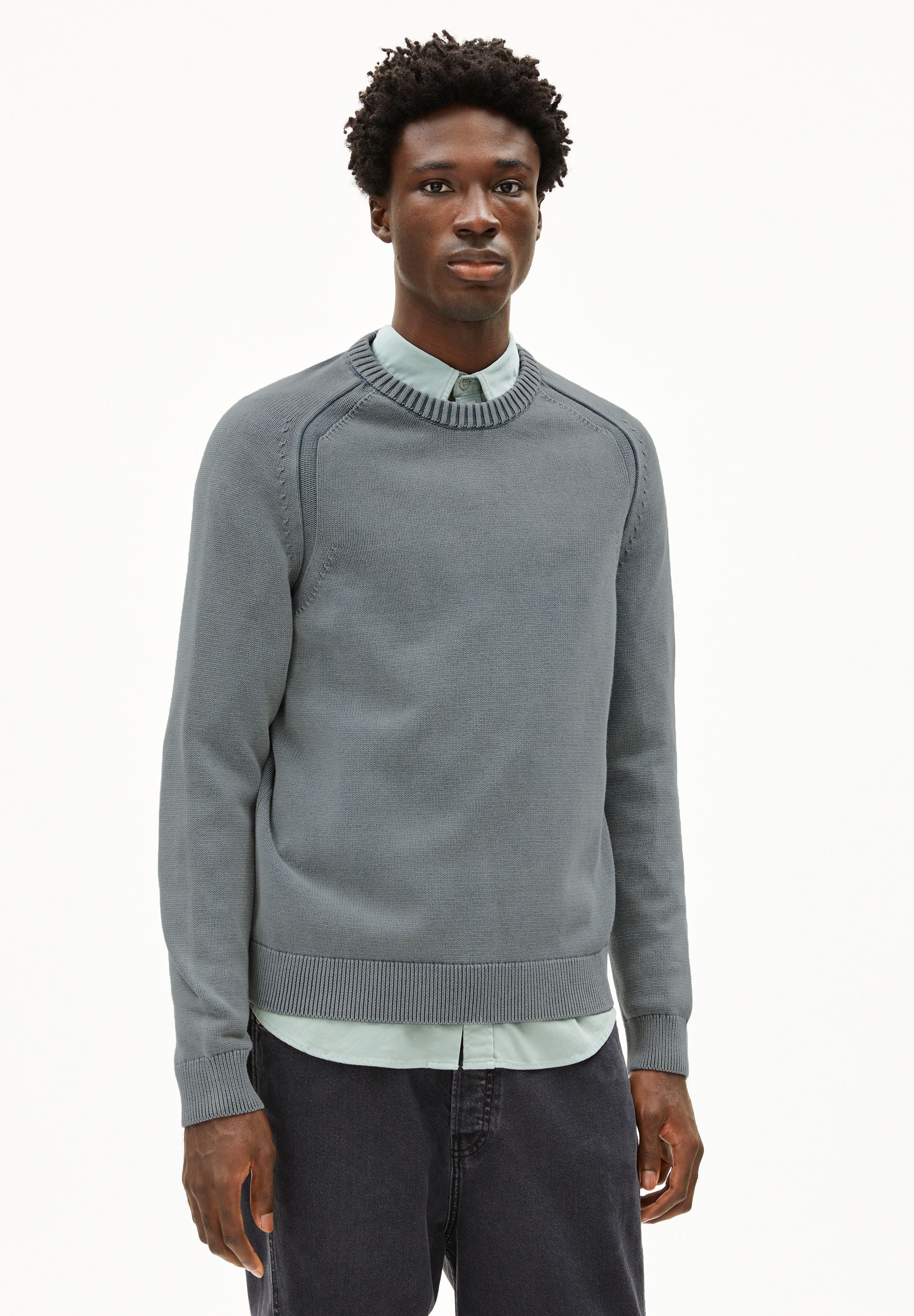 VAANJO GMT DYE STRICKPULLOVER