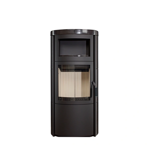 Kaminofen »Vito WW GT ECOplus«, meteor-schwarz, Stahl, 8 kW, wasserführend