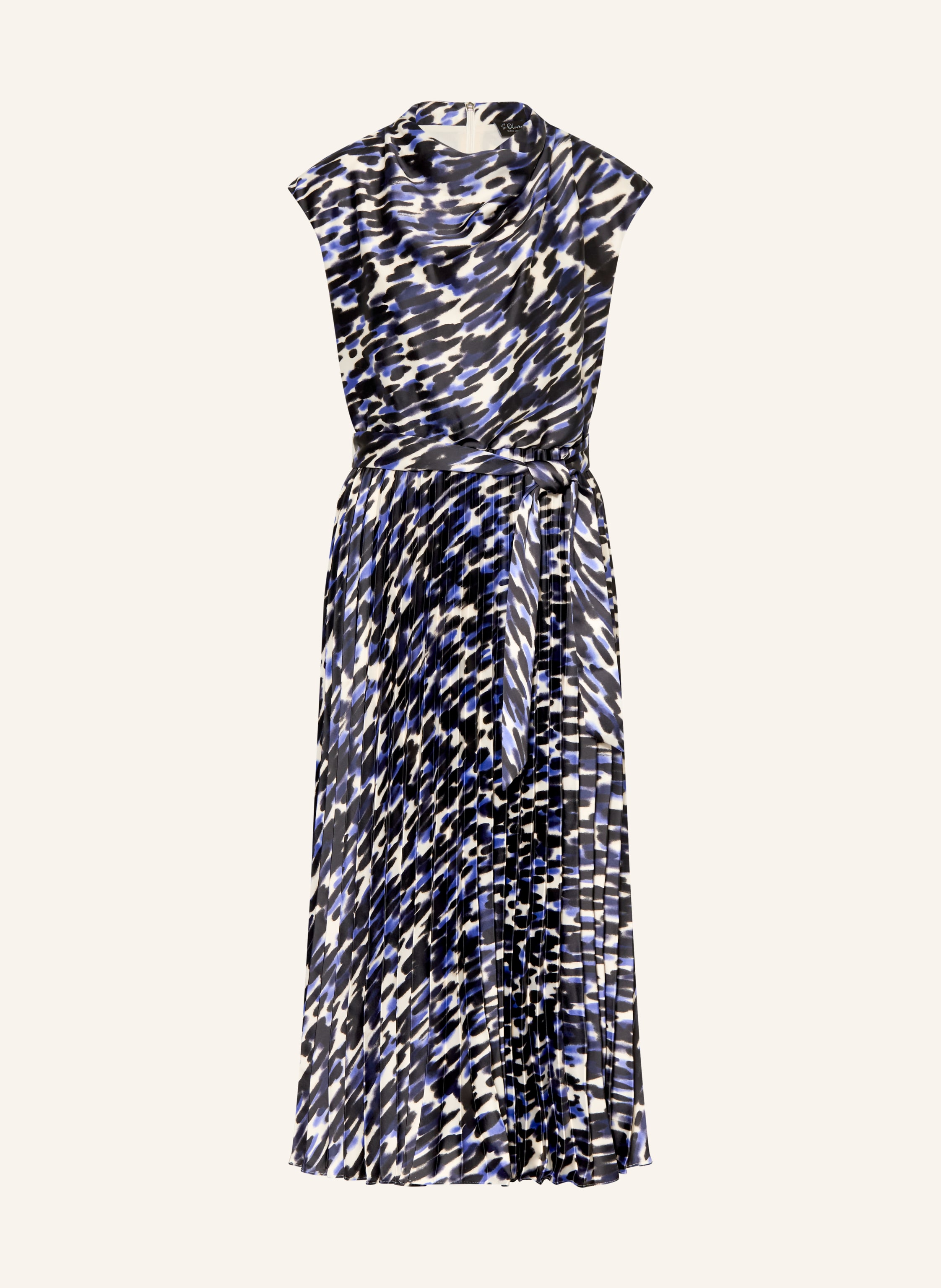 s.Oliver BLACK LABEL Kleid mit Plissees