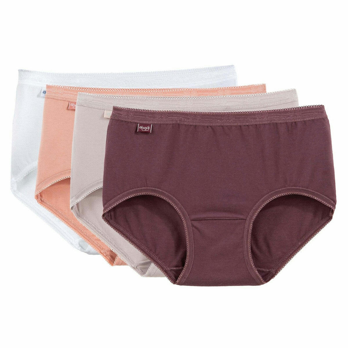 Lot de 3+1 gratuit slips midi Basic +