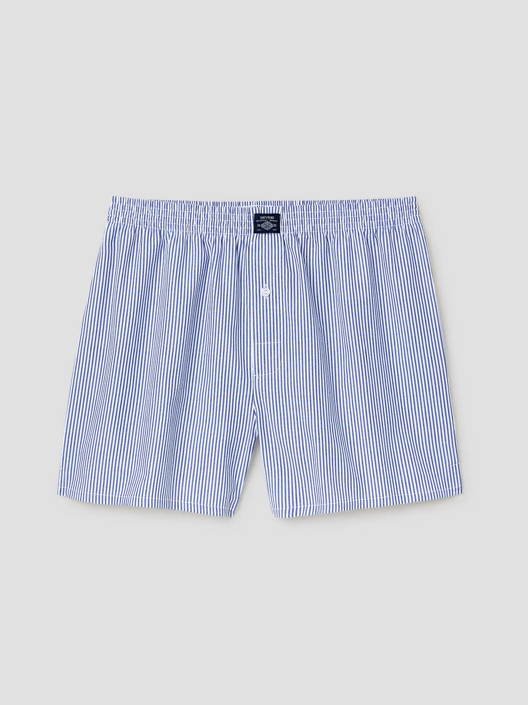 Caleçon en coton rayé