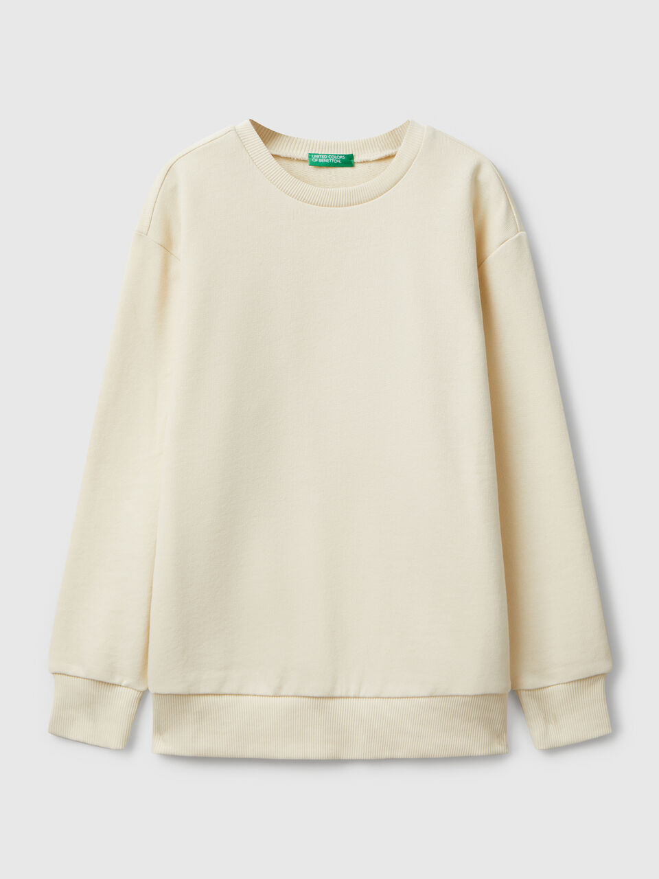 Sweatshirt with slogan print