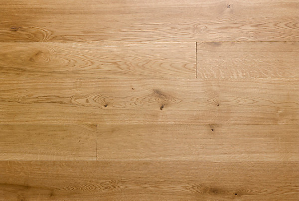 Parquet contrecollé clipsable Marigny L 200 cm en chêne français verni blond