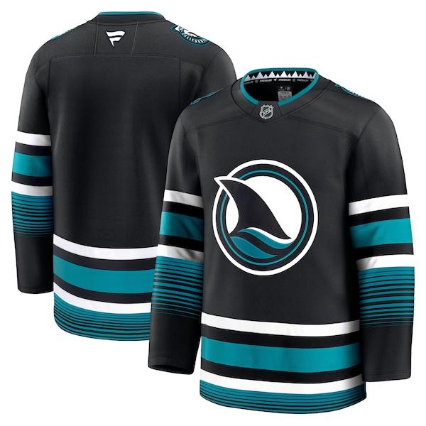 San Jose Sharks  Alternate Premium Jersey - Black/Teal