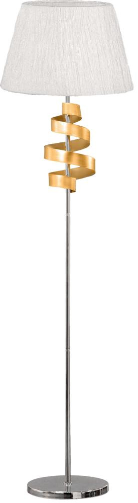 Lampa podłogowa DENIS 1x60w e27 chrom/złoty