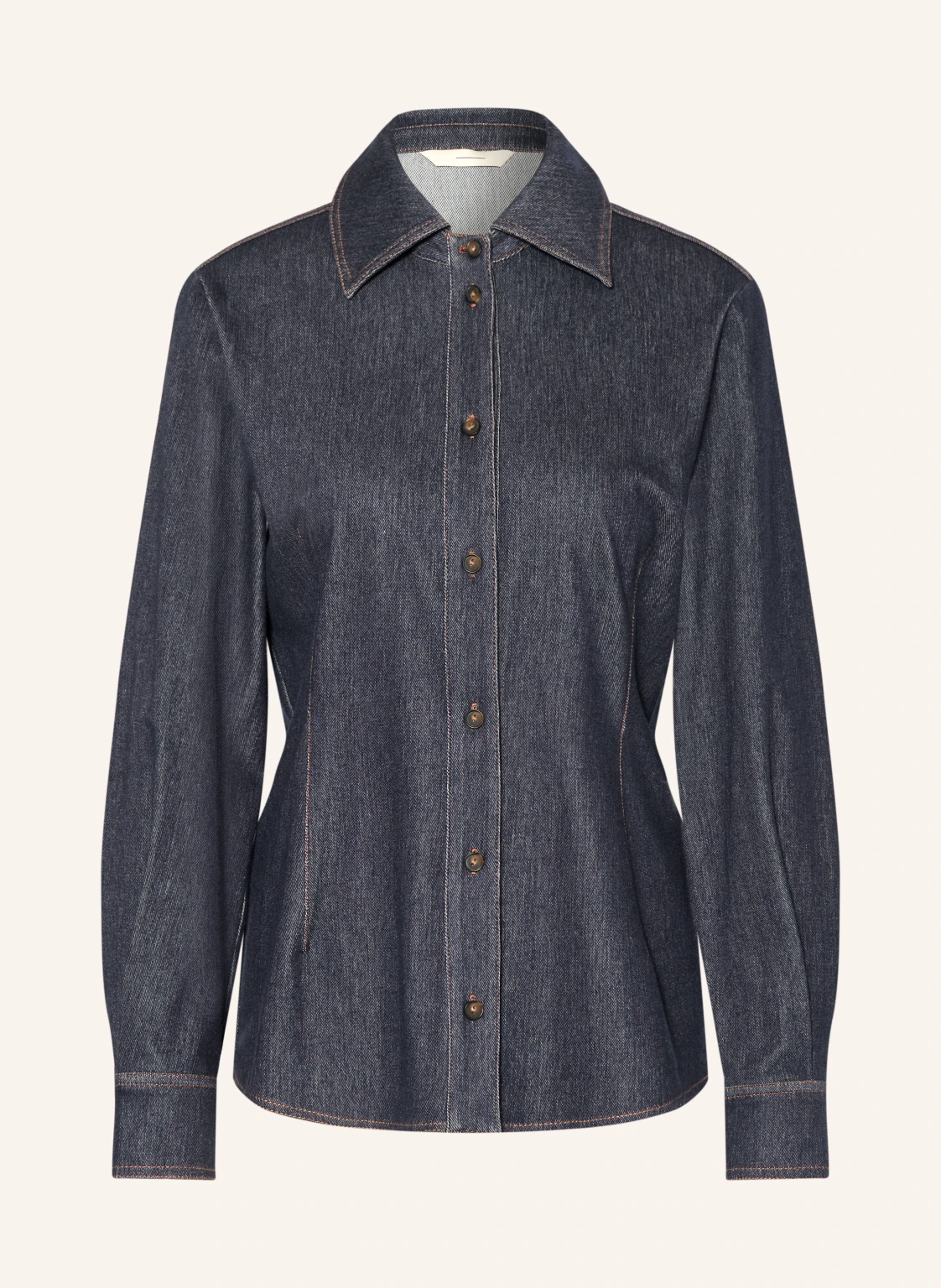 MM by Max Mara Hemdbluse RAFIA in Jeansoptik