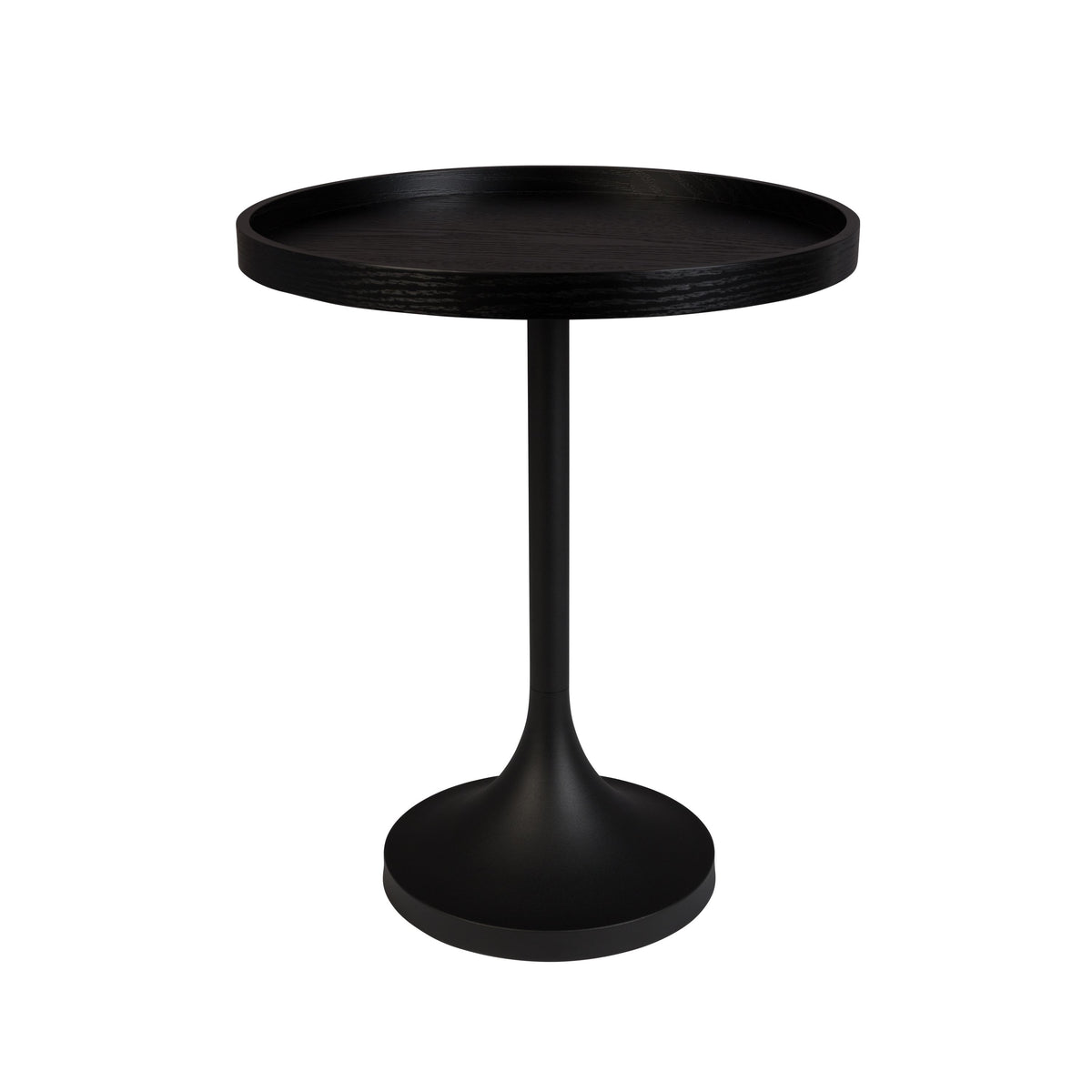 Zuiver Jason Bijzettafel Rond 46 cm Zwart