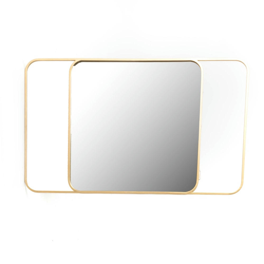COPENHAGUE - Miroir   100x60 cm en métal  or