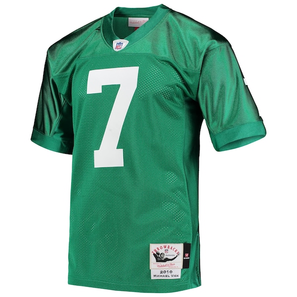 Michael Vick Philadelphia Eagles 2010 Authentic Throwback Retired Player Jersey - Kelly Green