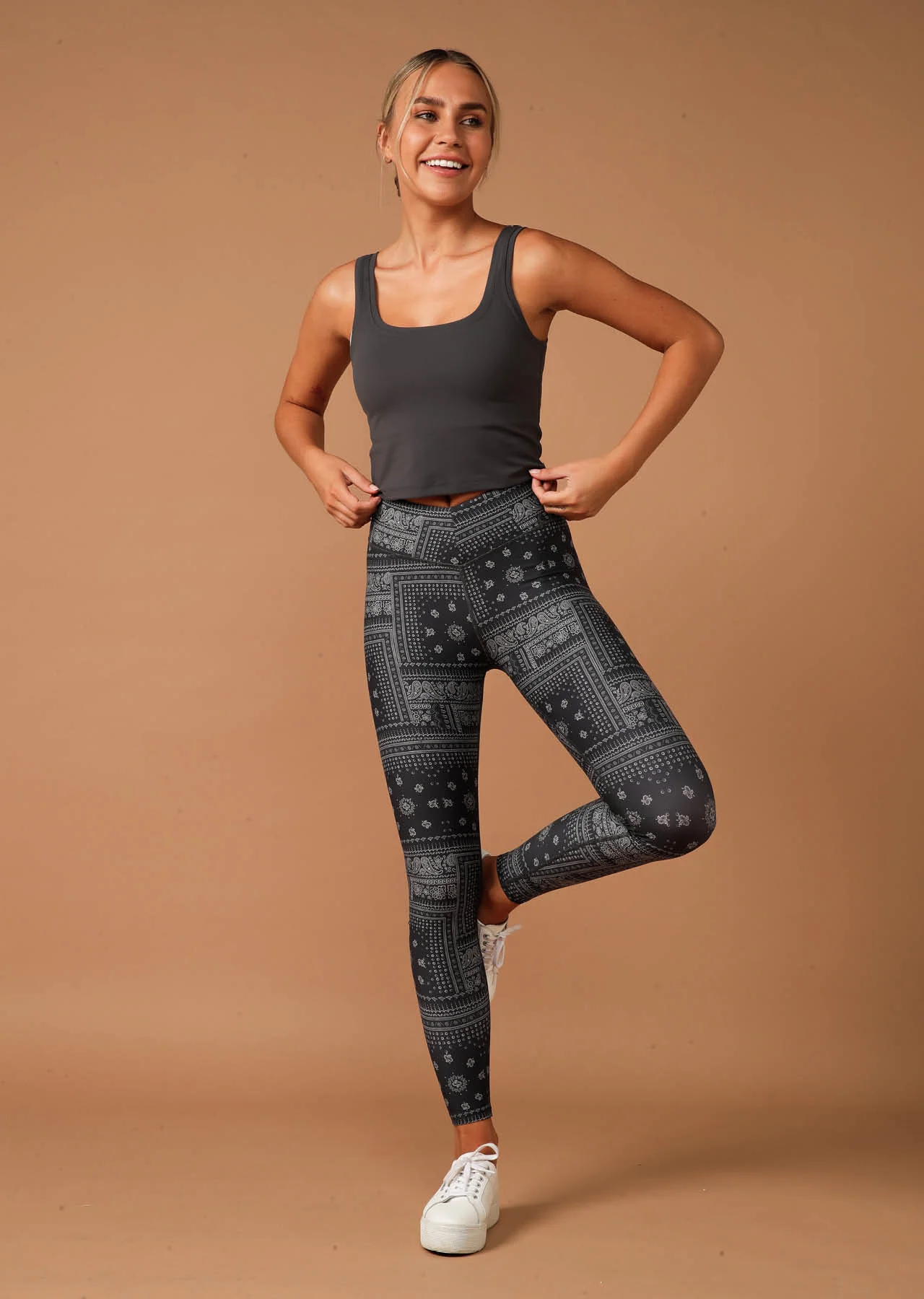 Bandana Paisley Full Length Leggings
