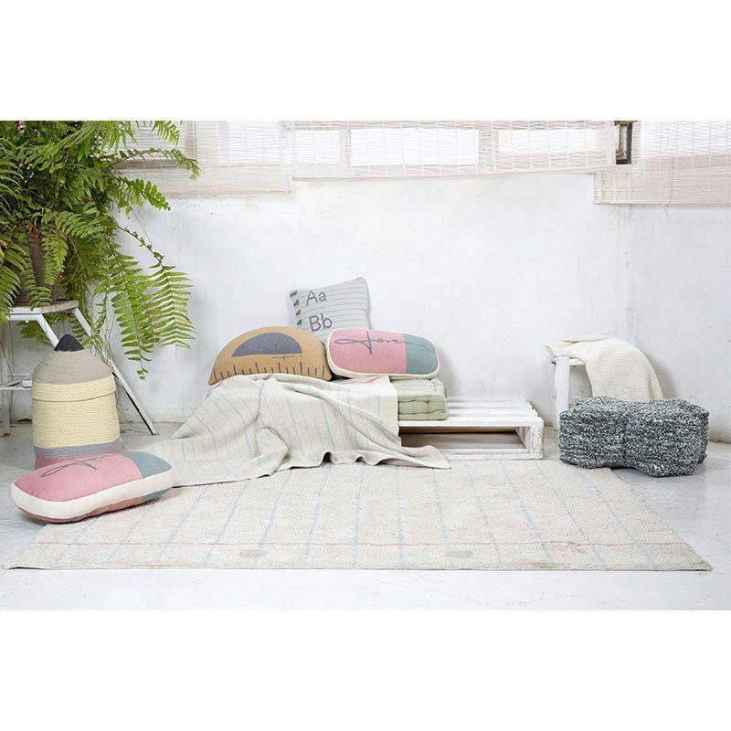 NOTEBOOK - Tapis coton motif notebook 120x160