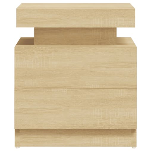 NNEVL Bedside Cabinet Sonoma Oak 45x35x52 cm Chipboard