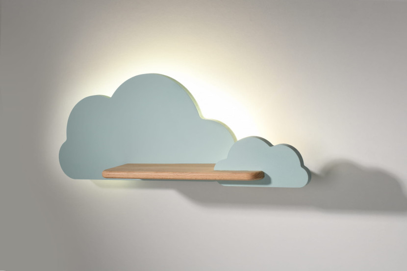 Cloud KINKIET lampa ścienny 5w led iq kids niebieski