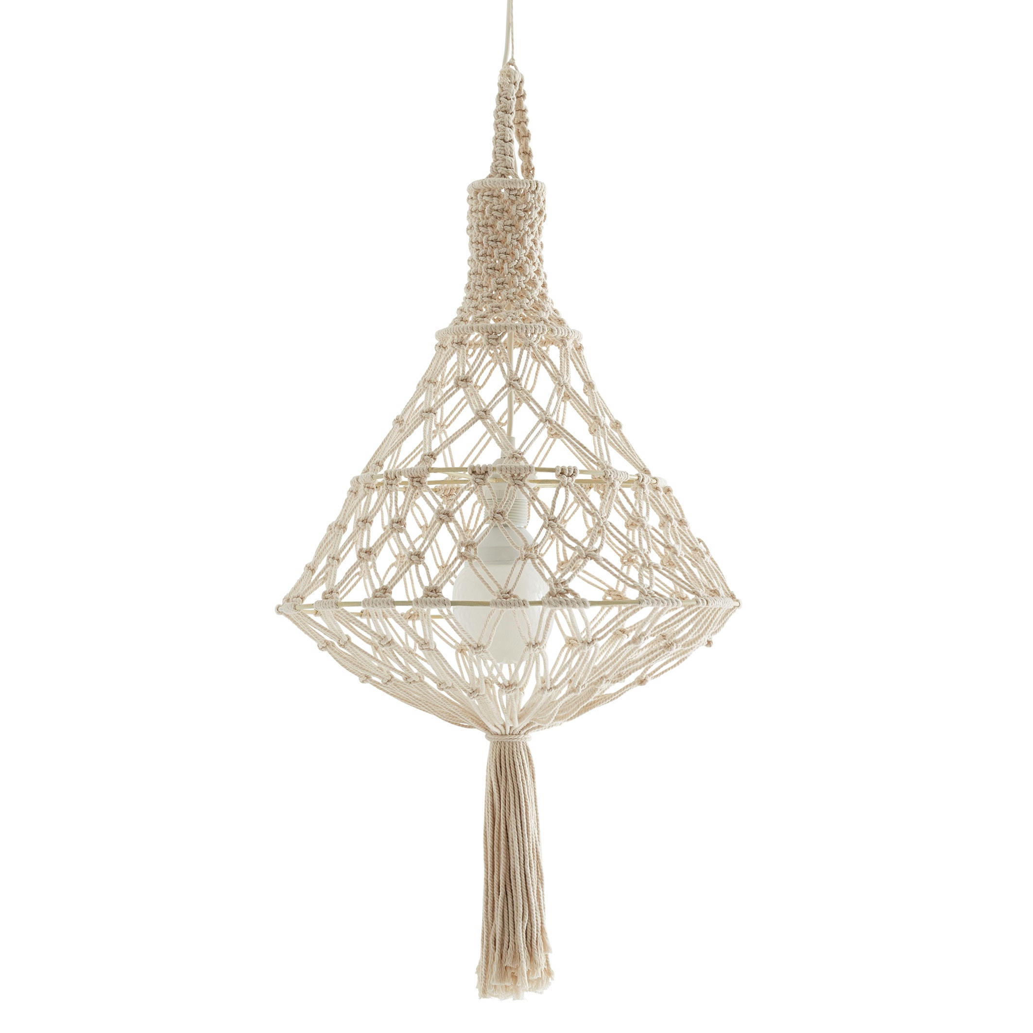 Suspension macramé Ø40 cm, Indila