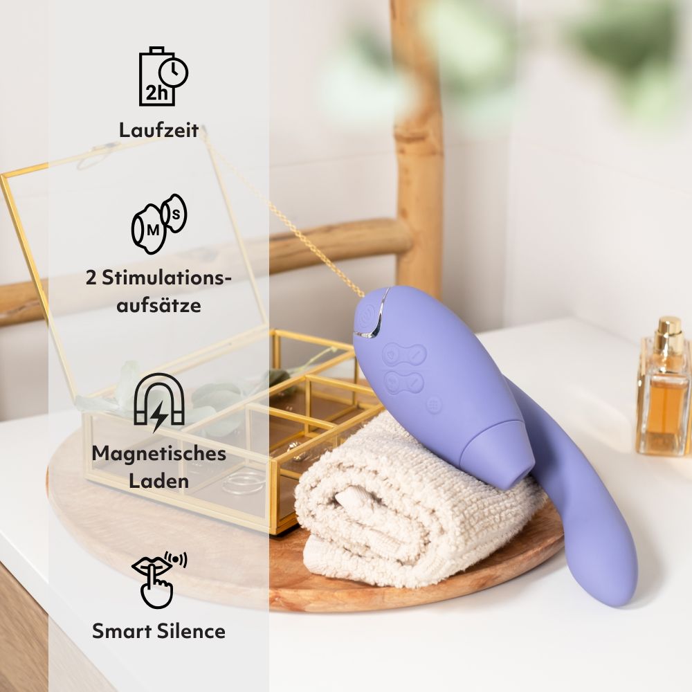 DUO 2 - Der fortgeschrittene Dual-Stimulator für Klitoris und G-Punkt
