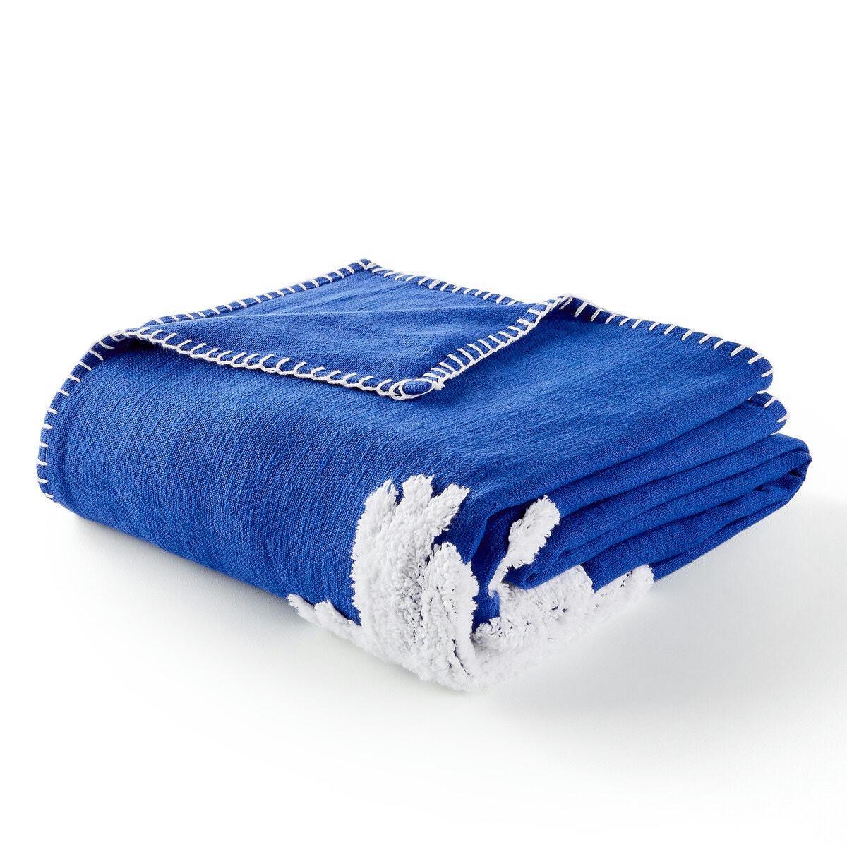 Dessus de lit coton, motifs tuftés, Prado