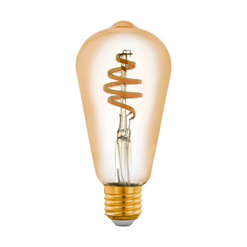 Ampoule LED E27 5,5 W 400 lm Ø 6,4 cm ambrée EGLO