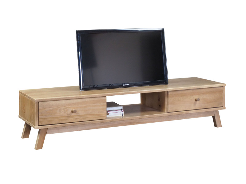 Szafka RTV 36x160 drewniana OREGON WOOD, kolor dębowy