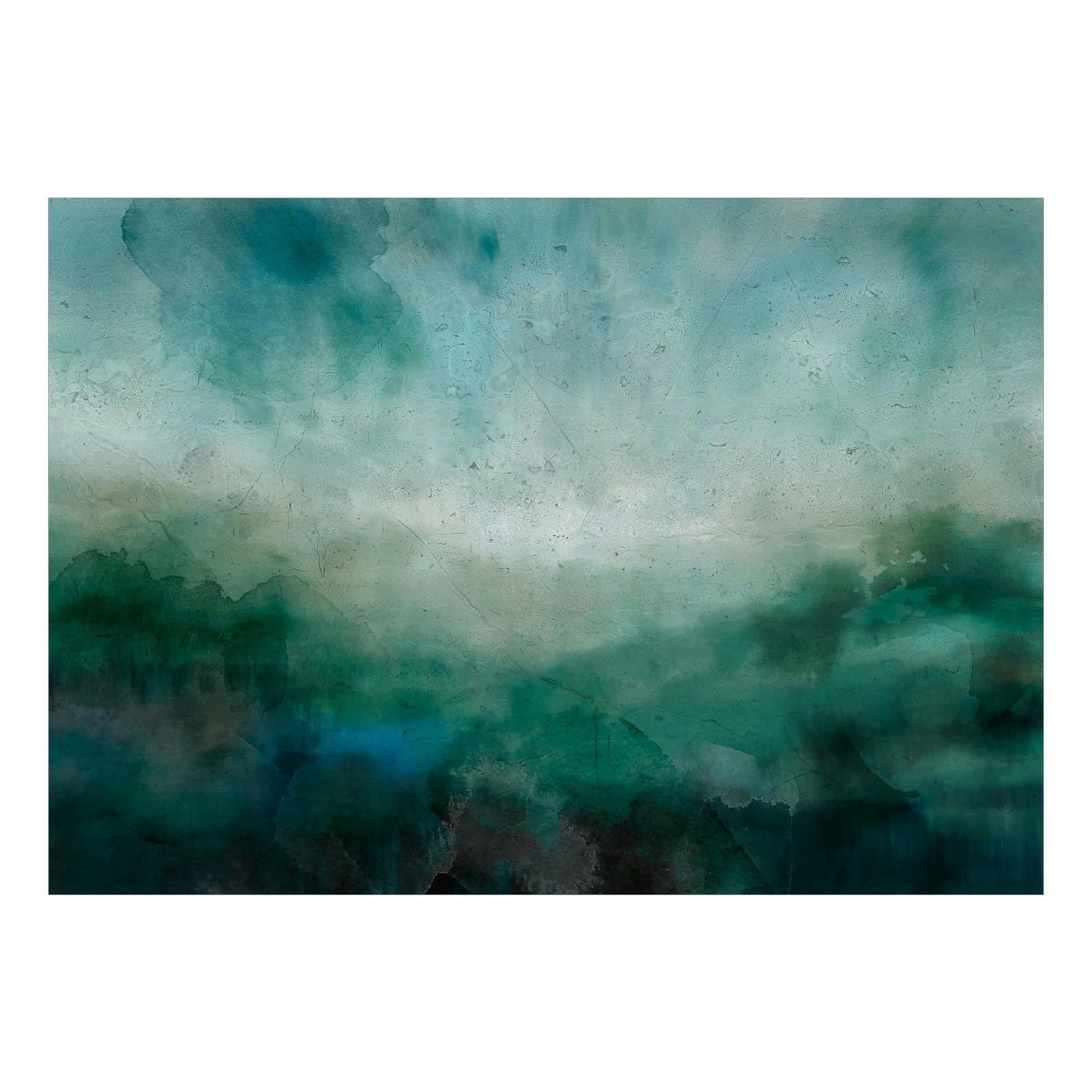 ABSTRAIT - Papier peint Paysage de malachite 400 x 280 cm