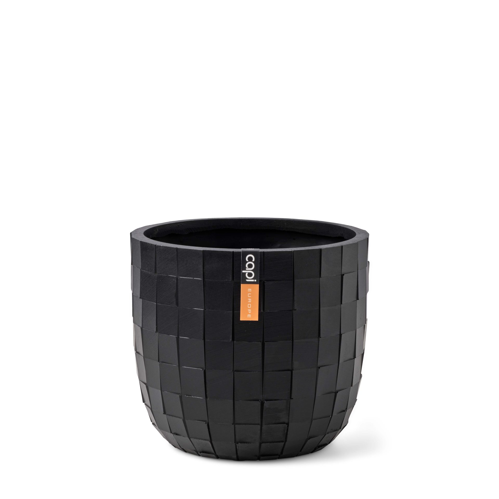 Capi Europe - Pot bol Blocks - 9x8 - Zwart