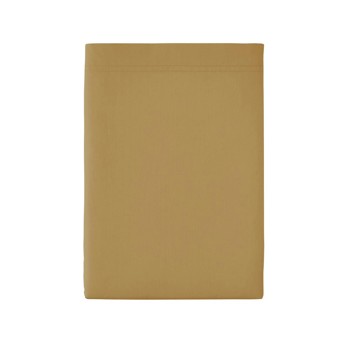 PREMIÈRE - Drap plat en percale de coton sahara 270x300