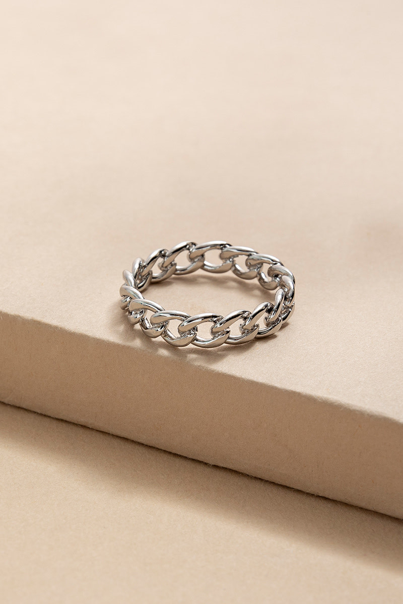 Barbara Stainless Steel Chain Ring