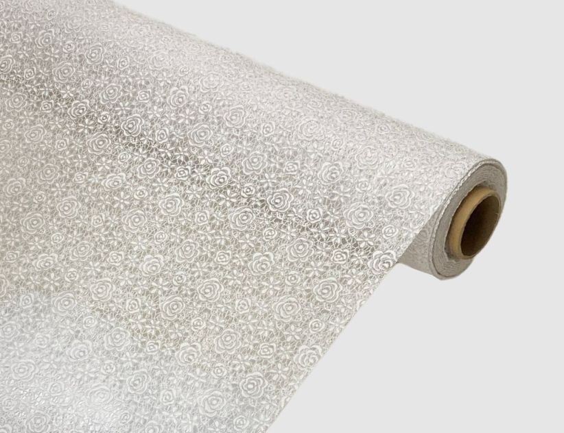 Tischdecke Vinyl Spitze Weiß