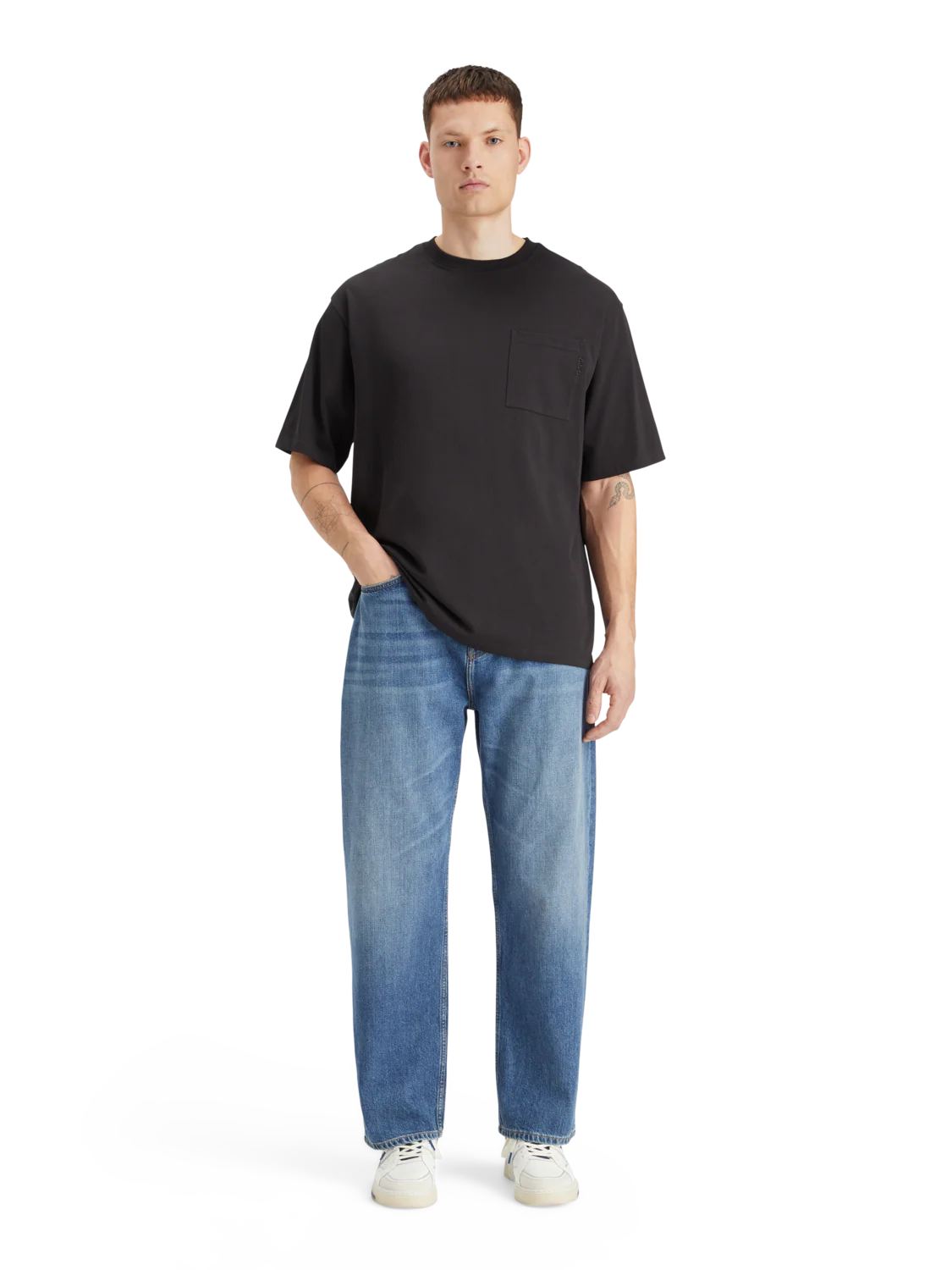 Essentials — Loose-Fit Front Pocket T-Shirt