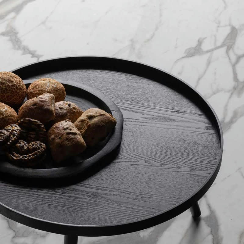 MESA - Table d'appoint en bois noir