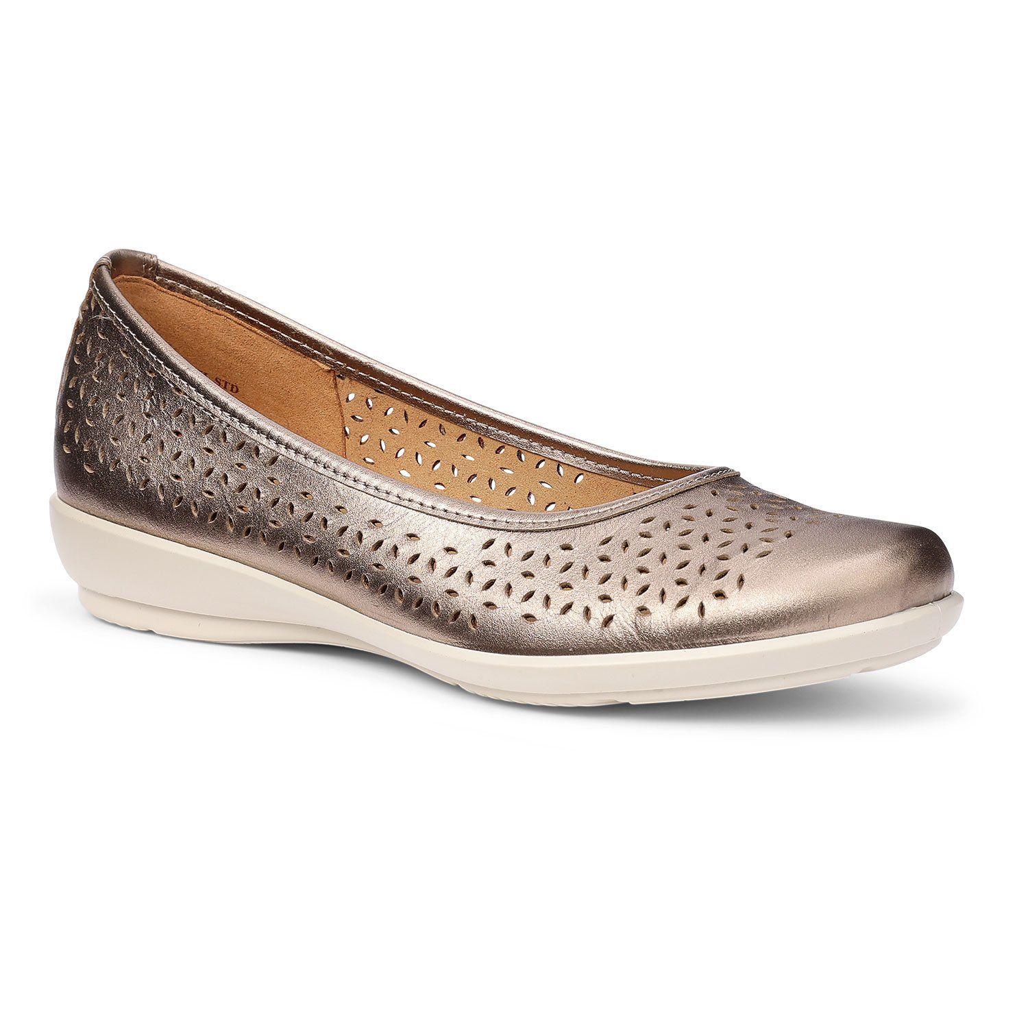 Hotter Wide Fit 'Livvy II' Ballet Pumps