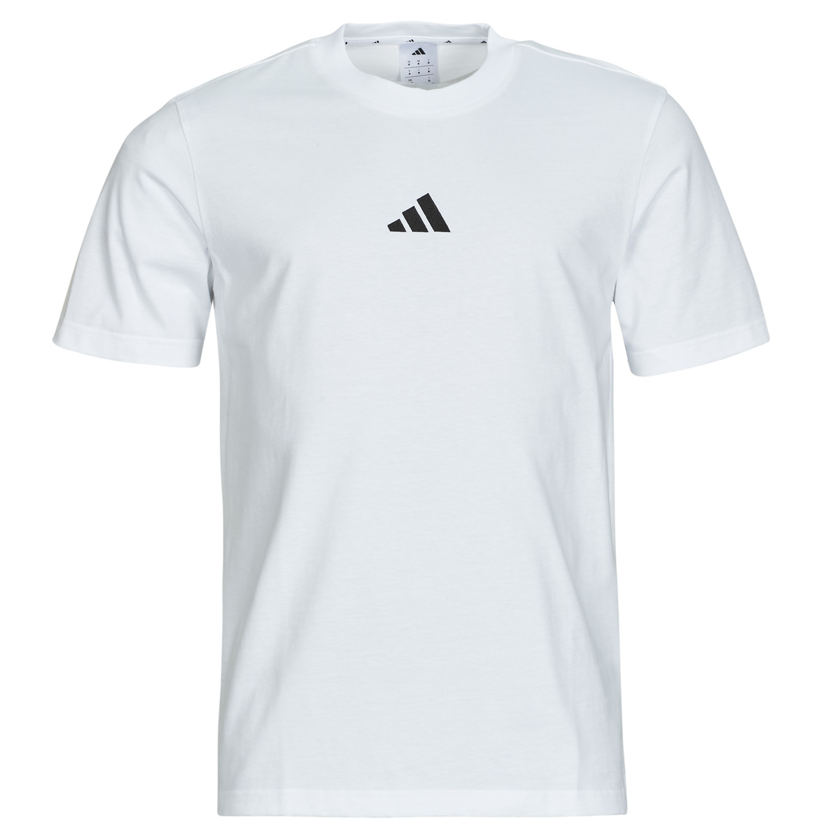 adidas - Essentials Small Logo Single Jersey T-Shirt - White