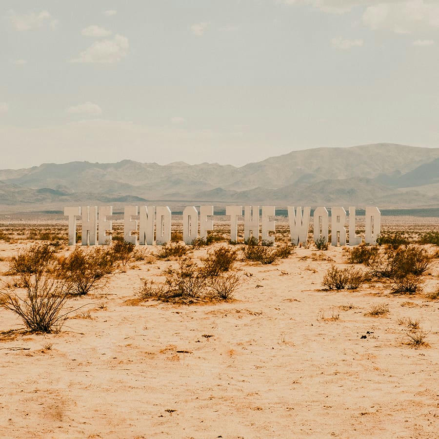 LA FIN DU MONDE - Photographie d'Anthony Arbet 80x80 cm sur alu