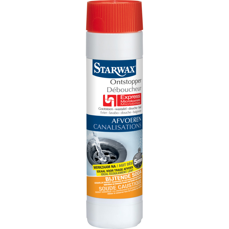 Déboucheur microbille express 0,5 Kg STARWAX