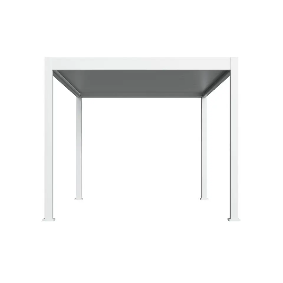 Orion Deluxe overkapping elektrisch met LED 300 x 400 cm wit