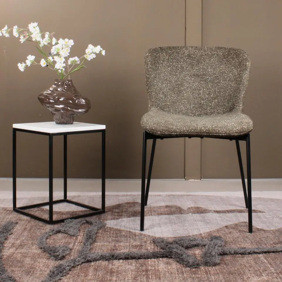 DS4U - Vera eetkamerstoel stof - groen