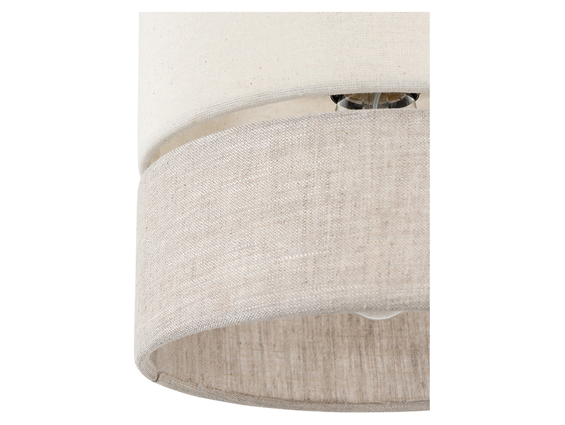Lampa wisząca Eco 150 cm tkaninowa beżowa