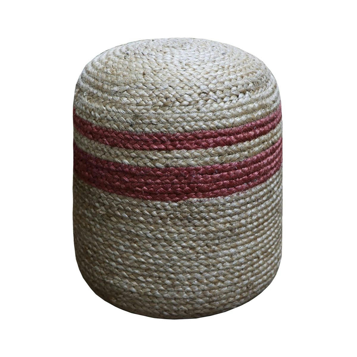 - Pouf en jute
