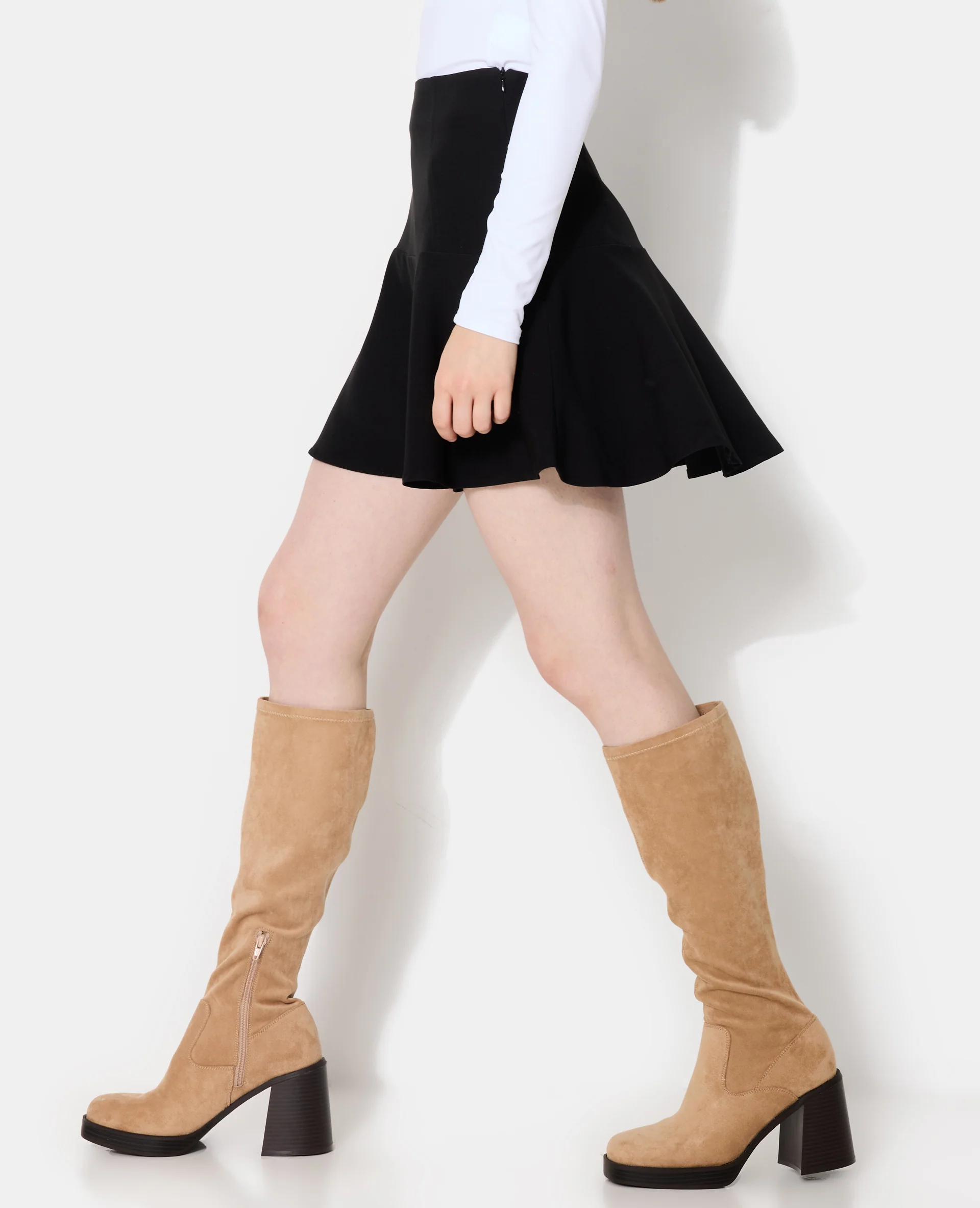 Jupe patineuse courte