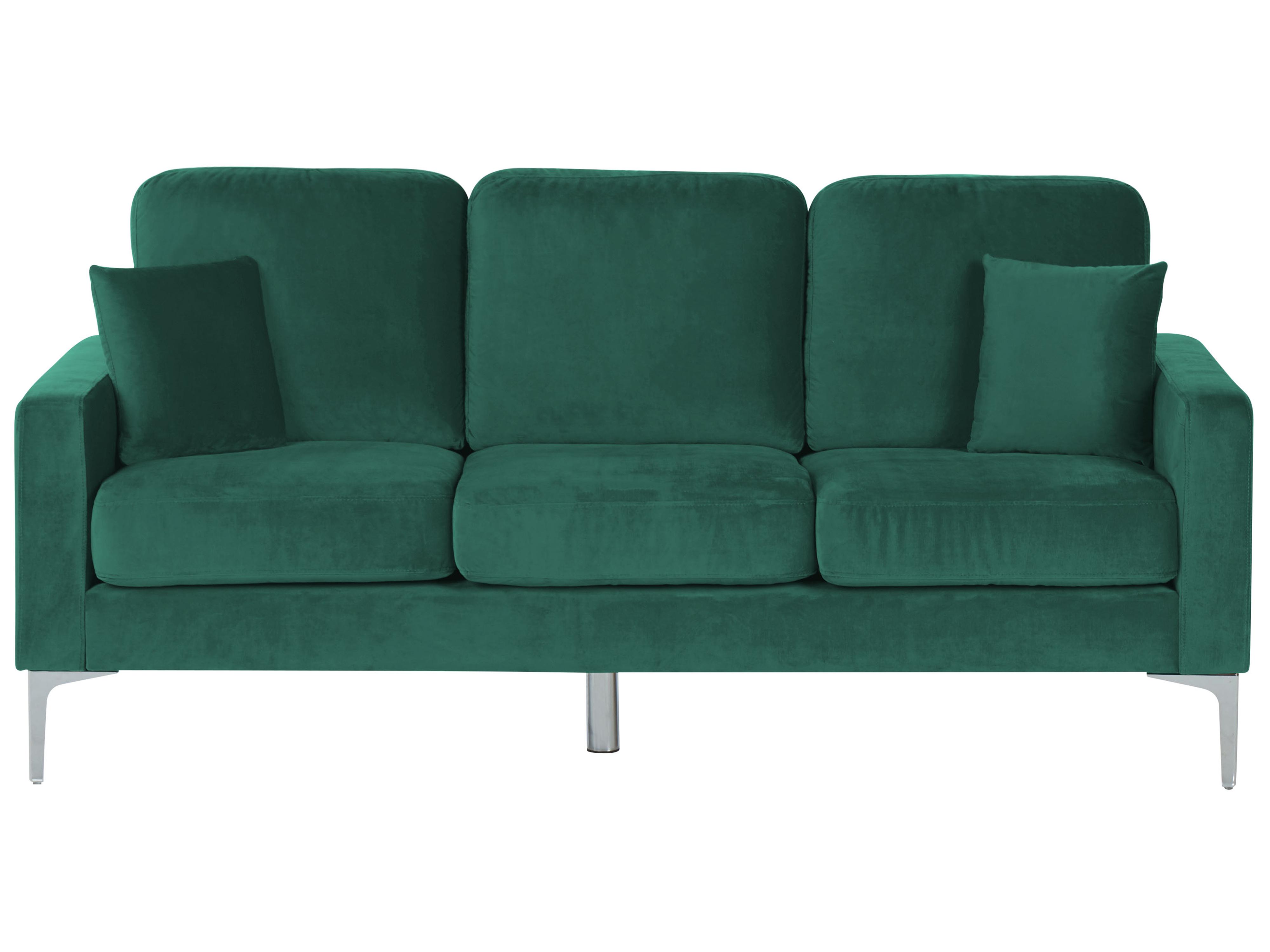Sofa 3 Seater GAVLE Velvet Emerald Green