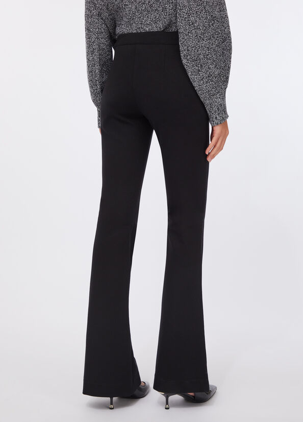 Pantaloni flare con cintura