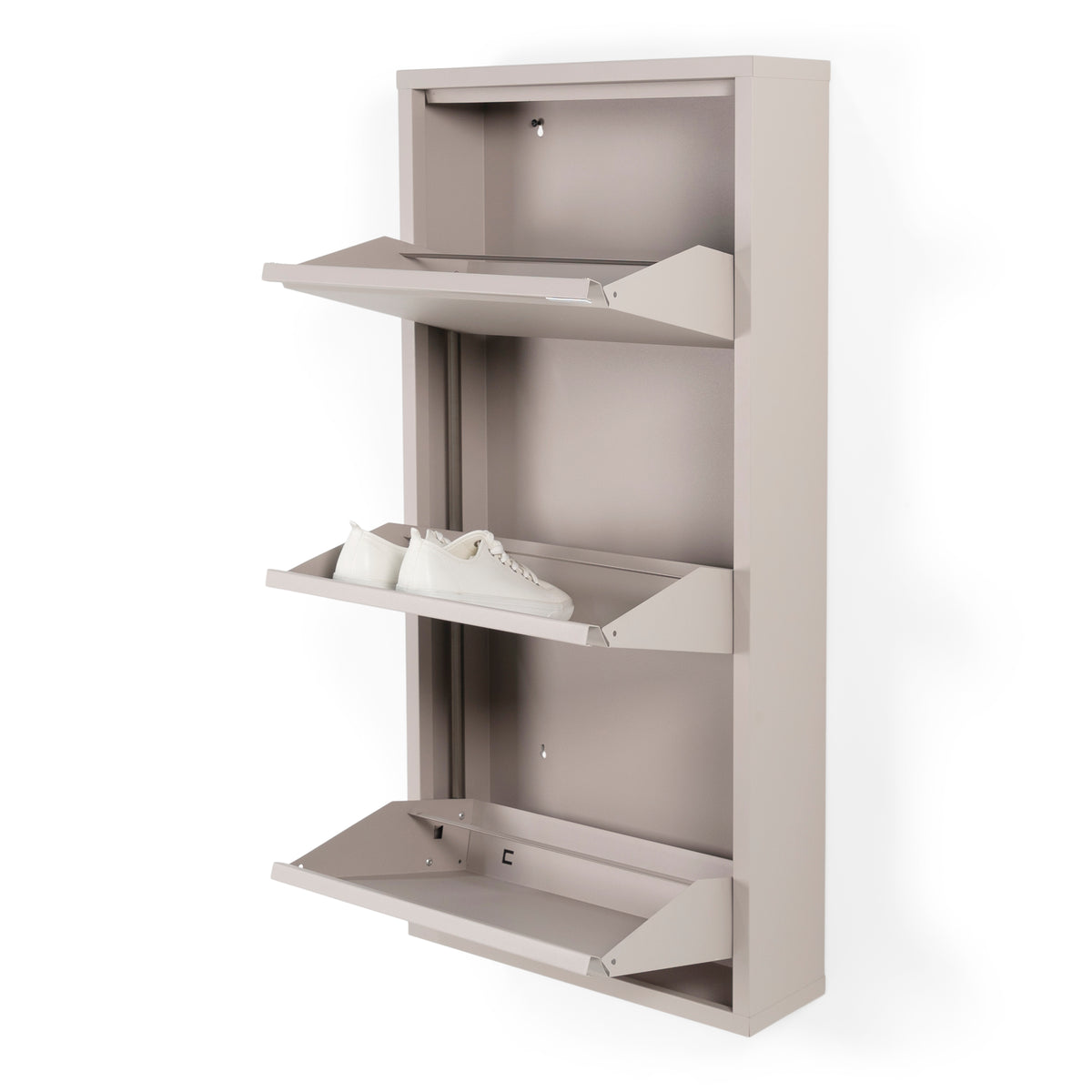 Spinder Design schoenenkast Billy 3 - Silky Taupe - 6 paar schoenen