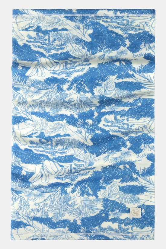 Buff Merino Lightweight Digital Prints Loer Blue Buff