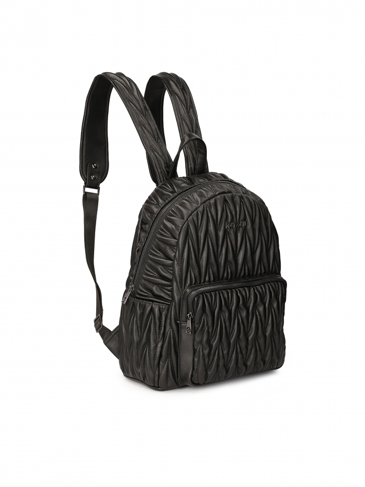 Soft backpack decorated with quilting