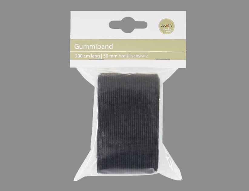 Gummiband schwarz